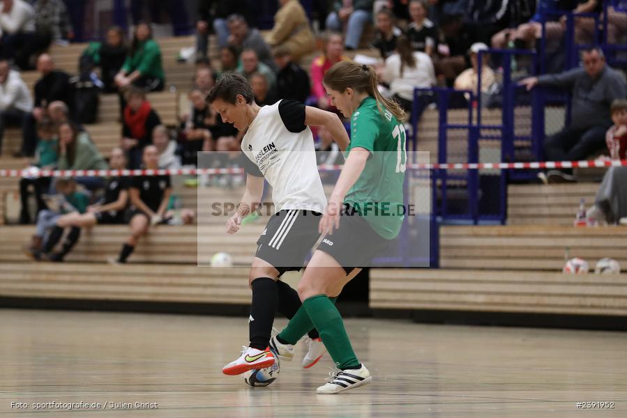 Spessarttorhalle, Lohr am Main, 14.01.2024, sport, action, BFV, Fussball, Januar 2024, Bayerische Hallenmeisterschaft der Frauen - Bild-ID: 2391952 Spessarttorhalle, Lohr am Main, 14.01.2024, sport, action, BFV, Fussball, Januar 2024, Bayerische Hallenmeisterschaft der Frauen - Bild-ID: 2391952