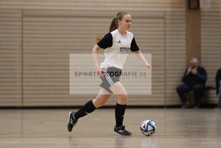 Spessarttorhalle, Lohr am Main, 14.01.2024, sport, action, BFV, Fussball, Januar 2024, Bayerische Hallenmeisterschaft der Frauen - Bild-ID: 2391954 Spessarttorhalle, Lohr am Main, 14.01.2024, sport, action, BFV, Fussball, Januar 2024, Bayerische Hallenmeisterschaft der Frauen - Bild-ID: 2391954