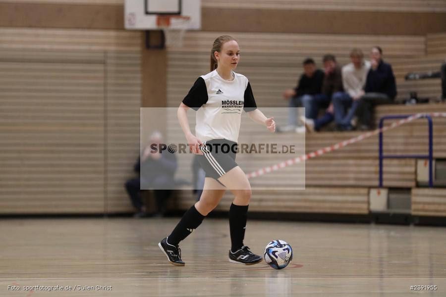 Spessarttorhalle, Lohr am Main, 14.01.2024, sport, action, BFV, Fussball, Januar 2024, Bayerische Hallenmeisterschaft der Frauen - Bild-ID: 2391955 Spessarttorhalle, Lohr am Main, 14.01.2024, sport, action, BFV, Fussball, Januar 2024, Bayerische Hallenmeisterschaft der Frauen - Bild-ID: 2391955