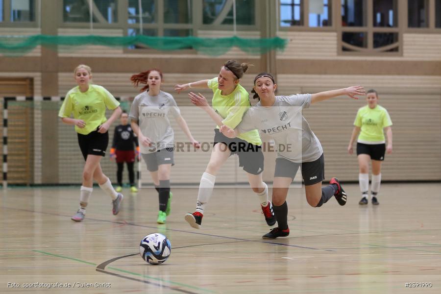 Spessarttorhalle, Lohr am Main, 14.01.2024, sport, action, BFV, Fussball, Januar 2024, Bayerische Hallenmeisterschaft der Frauen - Bild-ID: 2391990