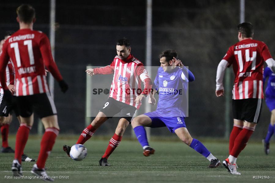 Sepp-Endres-Sportanlage, Würzburg, 22.01.2024, sport, action, BFV, Fussball, Januar 2024, Landesfreundschaftsspiele, bfv-Landesliga Odenwald, Bayernliga Nord, FC Grünsfeld, Würzburger FV 04 - Bild-ID: 2392196