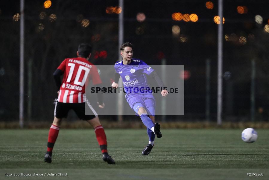 Sepp-Endres-Sportanlage, Würzburg, 22.01.2024, sport, action, BFV, Fussball, Januar 2024, Landesfreundschaftsspiele, bfv-Landesliga Odenwald, Bayernliga Nord, FC Grünsfeld, Würzburger FV 04 - Bild-ID: 2392260