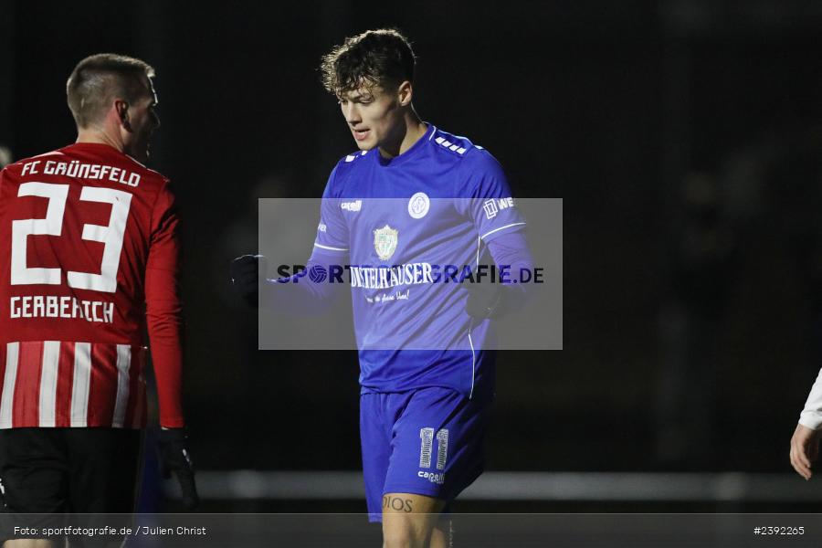 Sepp-Endres-Sportanlage, Würzburg, 22.01.2024, sport, action, BFV, Fussball, Januar 2024, Landesfreundschaftsspiele, bfv-Landesliga Odenwald, Bayernliga Nord, FC Grünsfeld, Würzburger FV 04 - Bild-ID: 2392265