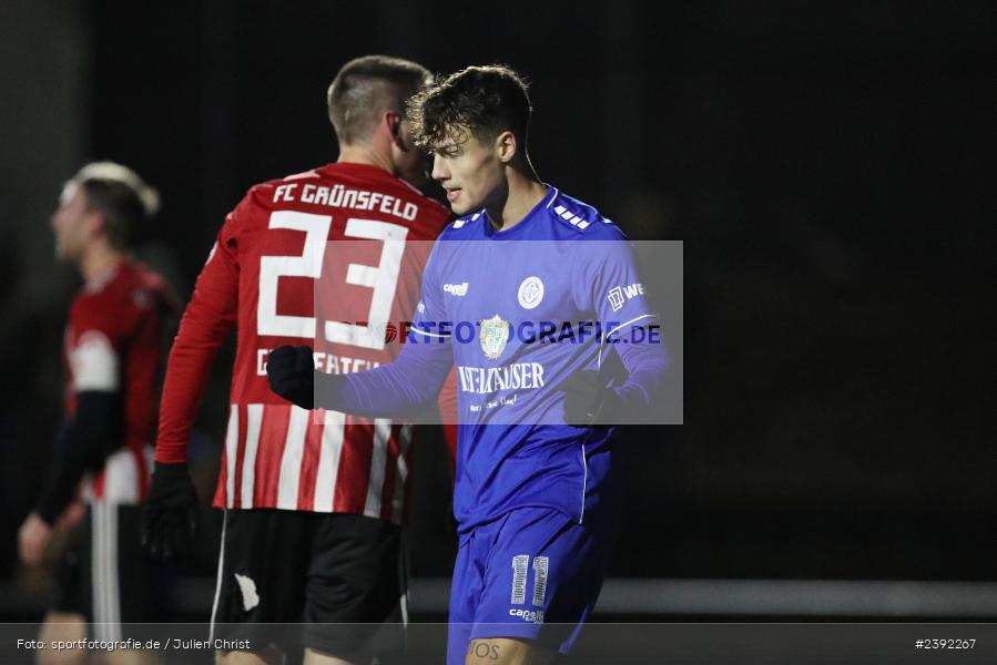 Sepp-Endres-Sportanlage, Würzburg, 22.01.2024, sport, action, BFV, Fussball, Januar 2024, Landesfreundschaftsspiele, bfv-Landesliga Odenwald, Bayernliga Nord, FC Grünsfeld, Würzburger FV 04 - Bild-ID: 2392267
