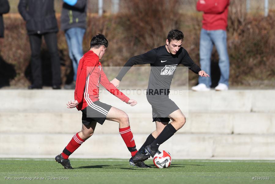 Kunstrasenspielfeld, Thüngersheim, 27.01.2024, sport, action, BFV, Fussball, Januar 2024, Landesfreundschaftsspiele, Kreisliga Würzburg, Bezirksliga Unterfranken West, FVGS, SVB, FV Gemünden/Seifriedsburg, SV Birkenfeld - Bild-ID: 2392332