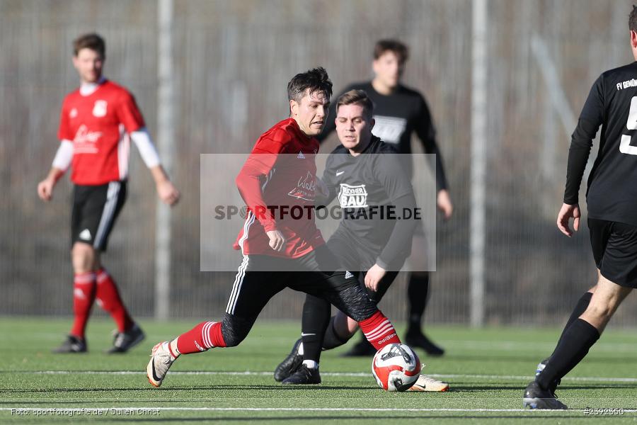 Kunstrasenspielfeld, Thüngersheim, 27.01.2024, sport, action, BFV, Fussball, Januar 2024, Landesfreundschaftsspiele, Kreisliga Würzburg, Bezirksliga Unterfranken West, FVGS, SVB, FV Gemünden/Seifriedsburg, SV Birkenfeld - Bild-ID: 2392350