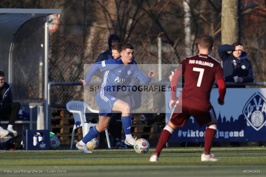 Kunstrasenspielfeld, Aschaffenburg, 28.01.2024, sport, action, BFV, Fussball, Januar 2024, TuS Röllbach Landesfreundschaftsspiele, SV Viktoria Aschaffenburg - Bild-ID: 2392433