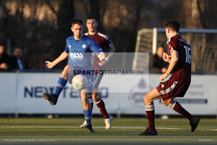 Kunstrasenspielfeld, Aschaffenburg, 28.01.2024, sport, action, BFV, Fussball, Januar 2024, TuS Röllbach Landesfreundschaftsspiele, SV Viktoria Aschaffenburg - Bild-ID: 2392478