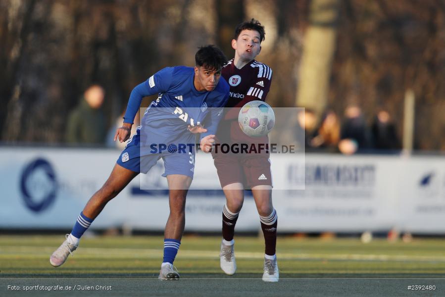 Kunstrasenspielfeld, Aschaffenburg, 28.01.2024, sport, action, BFV, Fussball, Januar 2024, TuS Röllbach Landesfreundschaftsspiele, SV Viktoria Aschaffenburg - Bild-ID: 2392480