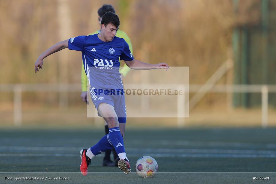 Kunstrasenspielfeld, Aschaffenburg, 28.01.2024, sport, action, BFV, Fussball, Januar 2024, TuS Röllbach Landesfreundschaftsspiele, SV Viktoria Aschaffenburg - Bild-ID: 2392488 Kunstrasenspielfeld, Aschaffenburg, 28.01.2024, sport, action, BFV, Fussball, Januar 2024, TuS Röllbach Landesfreundschaftsspiele, SV Viktoria Aschaffenburg - Bild-ID: 2392488