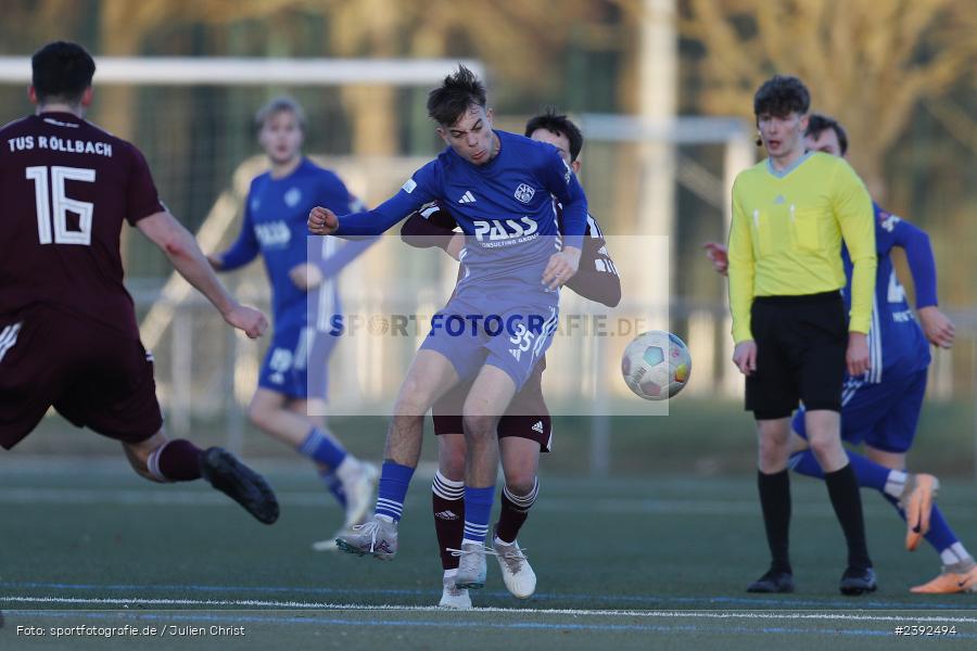 Kunstrasenspielfeld, Aschaffenburg, 28.01.2024, sport, action, BFV, Fussball, Januar 2024, TuS Röllbach Landesfreundschaftsspiele, SV Viktoria Aschaffenburg - Bild-ID: 2392494