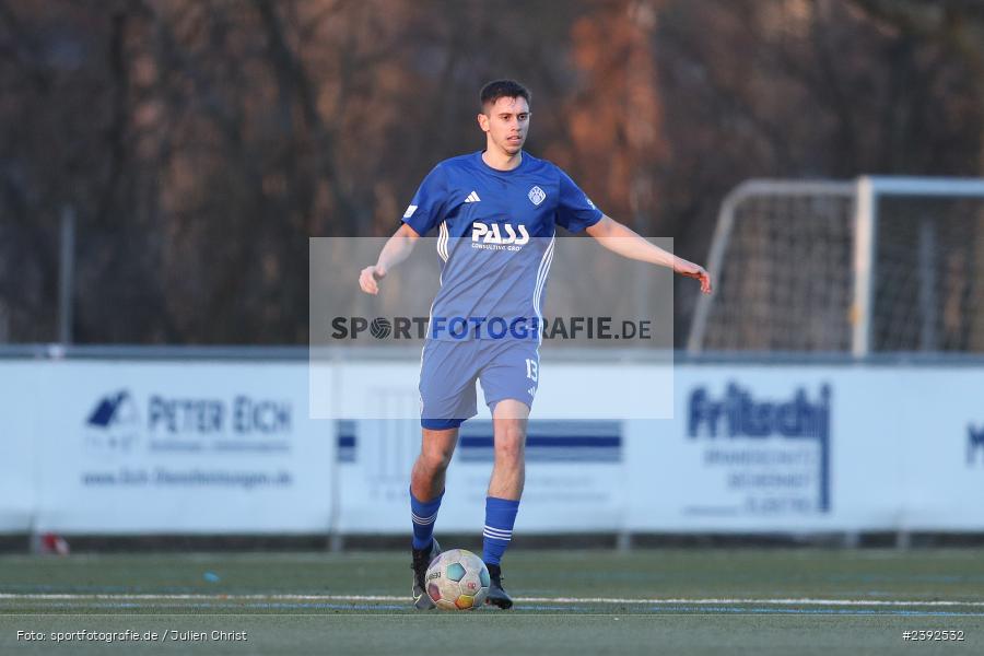 Kunstrasenspielfeld, Aschaffenburg, 28.01.2024, sport, action, BFV, Fussball, Januar 2024, TuS Röllbach Landesfreundschaftsspiele, SV Viktoria Aschaffenburg - Bild-ID: 2392532