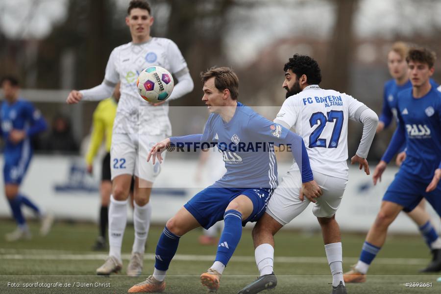 Sportanlage Am Schönbusch, Aschaffenburg, 03.02.2024, sport, action, BFV, Fussball, Februar 2024, Landesfreundschaftsspiele, FCB, SVA, FC Bayern Alzenau, SV Viktoria Aschaffenburg - Bild-ID: 2392681