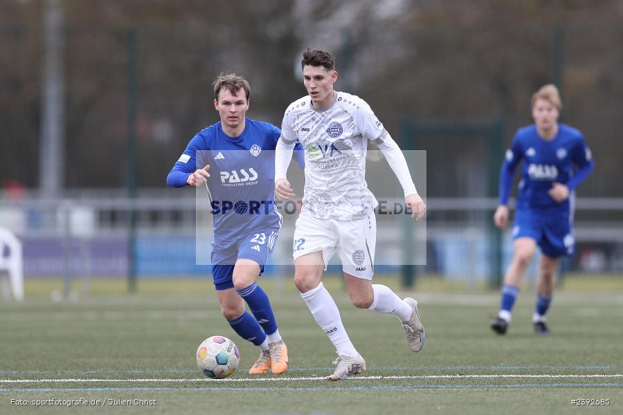 Sportanlage Am Schönbusch, Aschaffenburg, 03.02.2024, sport, action, BFV, Fussball, Februar 2024, Landesfreundschaftsspiele, FCB, SVA, FC Bayern Alzenau, SV Viktoria Aschaffenburg - Bild-ID: 2392685