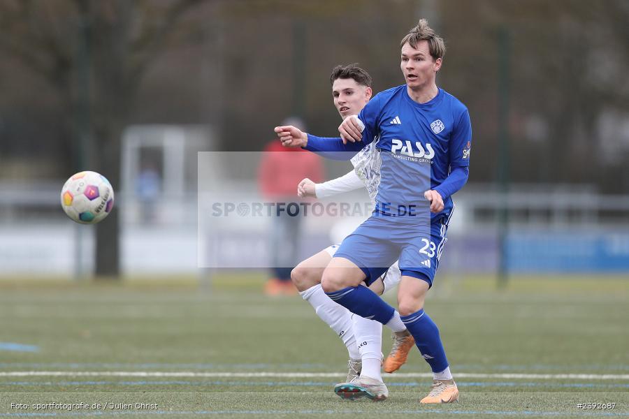 Sportanlage Am Schönbusch, Aschaffenburg, 03.02.2024, sport, action, BFV, Fussball, Februar 2024, Landesfreundschaftsspiele, FCB, SVA, FC Bayern Alzenau, SV Viktoria Aschaffenburg - Bild-ID: 2392687