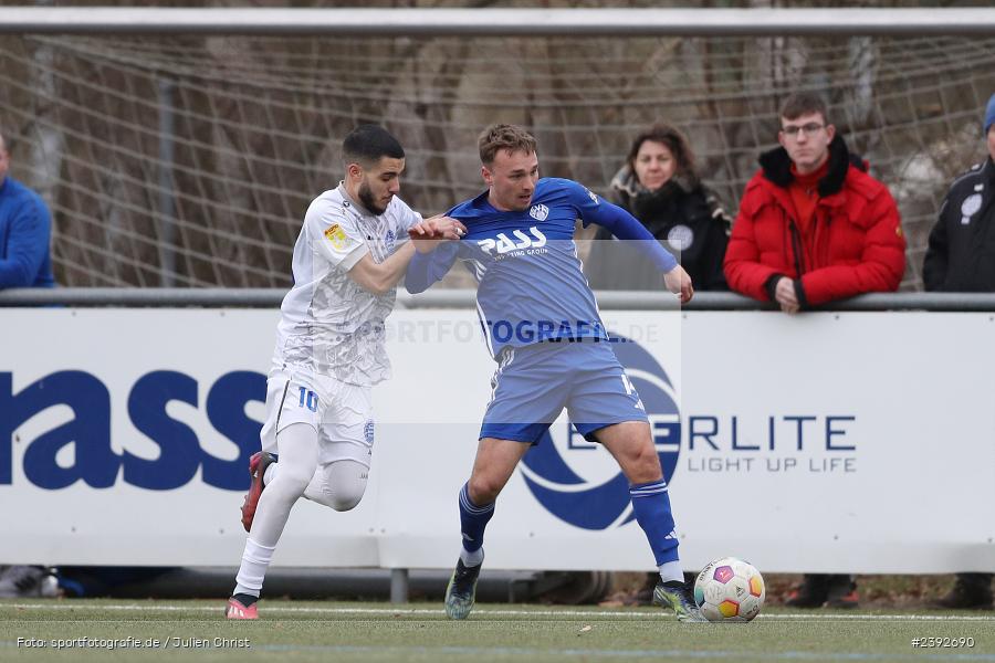 Sportanlage Am Schönbusch, Aschaffenburg, 03.02.2024, sport, action, BFV, Fussball, Februar 2024, Landesfreundschaftsspiele, FCB, SVA, FC Bayern Alzenau, SV Viktoria Aschaffenburg - Bild-ID: 2392690