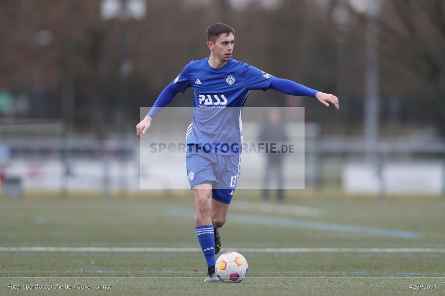 Sportanlage Am Schönbusch, Aschaffenburg, 03.02.2024, sport, action, BFV, Fussball, Februar 2024, Landesfreundschaftsspiele, FCB, SVA, FC Bayern Alzenau, SV Viktoria Aschaffenburg - Bild-ID: 2392691