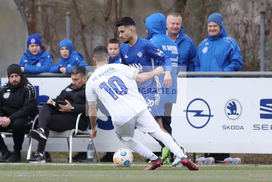 Sportanlage Am Schönbusch, Aschaffenburg, 03.02.2024, sport, action, BFV, Fussball, Februar 2024, Landesfreundschaftsspiele, FCB, SVA, FC Bayern Alzenau, SV Viktoria Aschaffenburg - Bild-ID: 2392696
