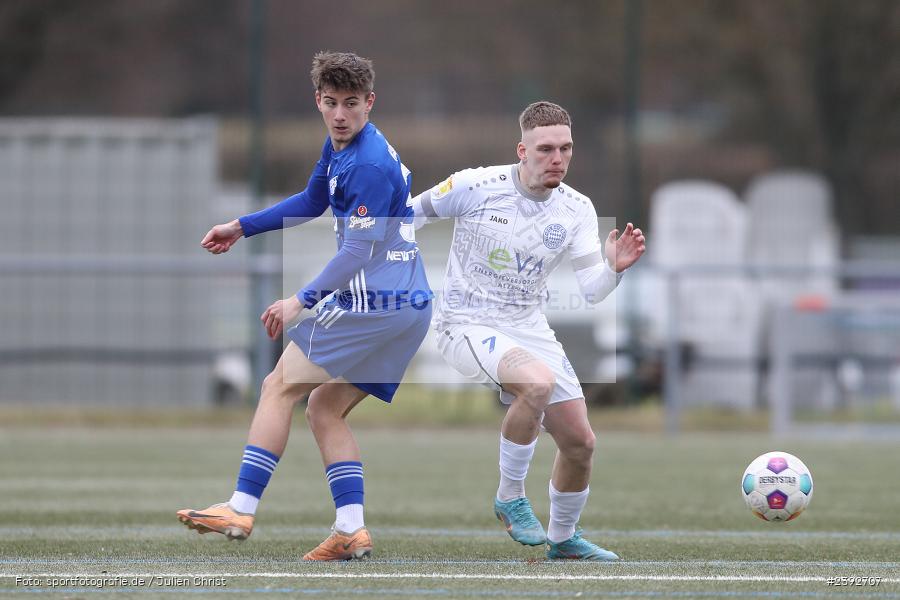 Sportanlage Am Schönbusch, Aschaffenburg, 03.02.2024, sport, action, BFV, Fussball, Februar 2024, Landesfreundschaftsspiele, FCB, SVA, FC Bayern Alzenau, SV Viktoria Aschaffenburg - Bild-ID: 2392707