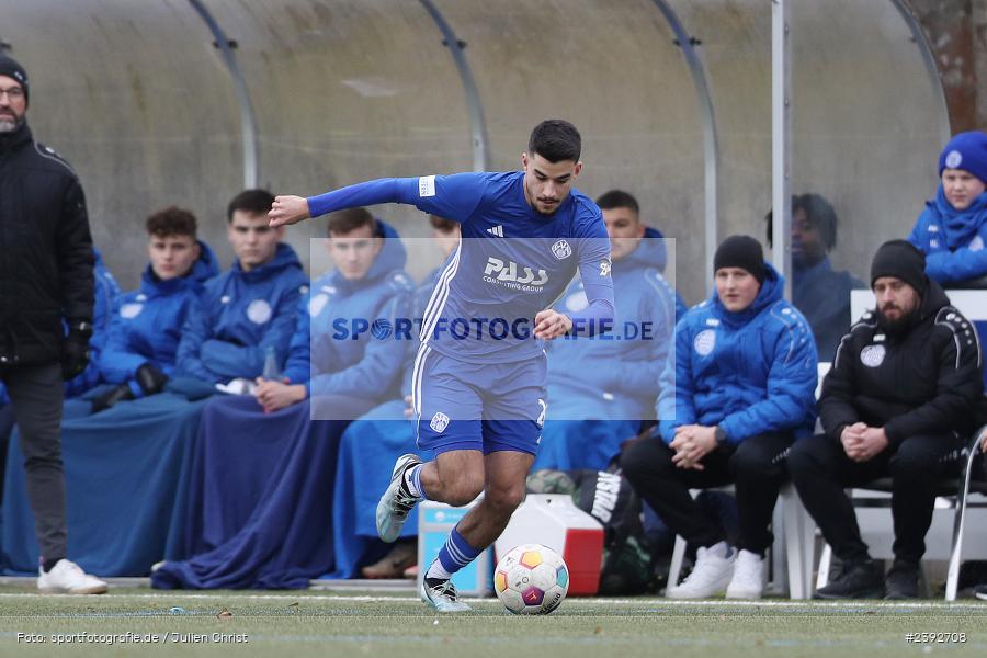 Sportanlage Am Schönbusch, Aschaffenburg, 03.02.2024, sport, action, BFV, Fussball, Februar 2024, Landesfreundschaftsspiele, FCB, SVA, FC Bayern Alzenau, SV Viktoria Aschaffenburg - Bild-ID: 2392708