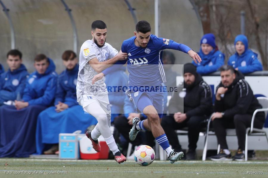 Sportanlage Am Schönbusch, Aschaffenburg, 03.02.2024, sport, action, BFV, Fussball, Februar 2024, Landesfreundschaftsspiele, FCB, SVA, FC Bayern Alzenau, SV Viktoria Aschaffenburg - Bild-ID: 2392710