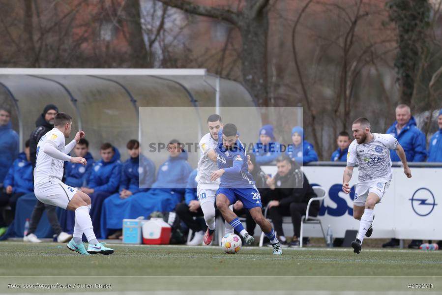 Sportanlage Am Schönbusch, Aschaffenburg, 03.02.2024, sport, action, BFV, Fussball, Februar 2024, Landesfreundschaftsspiele, FCB, SVA, FC Bayern Alzenau, SV Viktoria Aschaffenburg - Bild-ID: 2392711