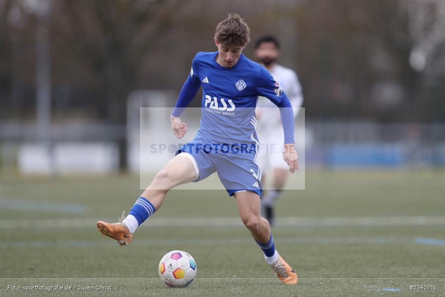 Sportanlage Am Schönbusch, Aschaffenburg, 03.02.2024, sport, action, BFV, Fussball, Februar 2024, Landesfreundschaftsspiele, FCB, SVA, FC Bayern Alzenau, SV Viktoria Aschaffenburg - Bild-ID: 2392716