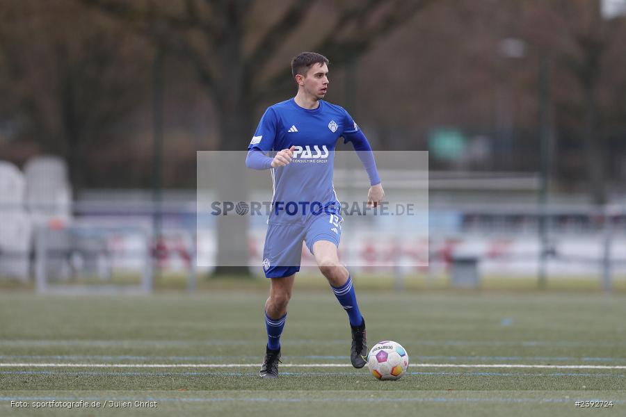 Sportanlage Am Schönbusch, Aschaffenburg, 03.02.2024, sport, action, BFV, Fussball, Februar 2024, Landesfreundschaftsspiele, FCB, SVA, FC Bayern Alzenau, SV Viktoria Aschaffenburg - Bild-ID: 2392724 Sportanlage Am Schönbusch, Aschaffenburg, 03.02.2024, sport, action, BFV, Fussball, Februar 2024, Landesfreundschaftsspiele, FCB, SVA, FC Bayern Alzenau, SV Viktoria Aschaffenburg - Bild-ID: 2392724