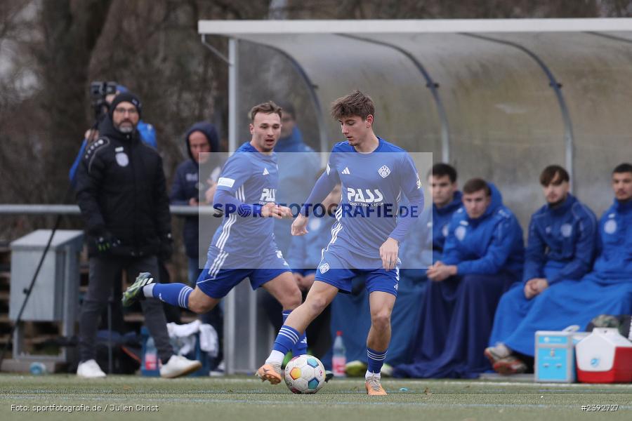 Sportanlage Am Schönbusch, Aschaffenburg, 03.02.2024, sport, action, BFV, Fussball, Februar 2024, Landesfreundschaftsspiele, FCB, SVA, FC Bayern Alzenau, SV Viktoria Aschaffenburg - Bild-ID: 2392727