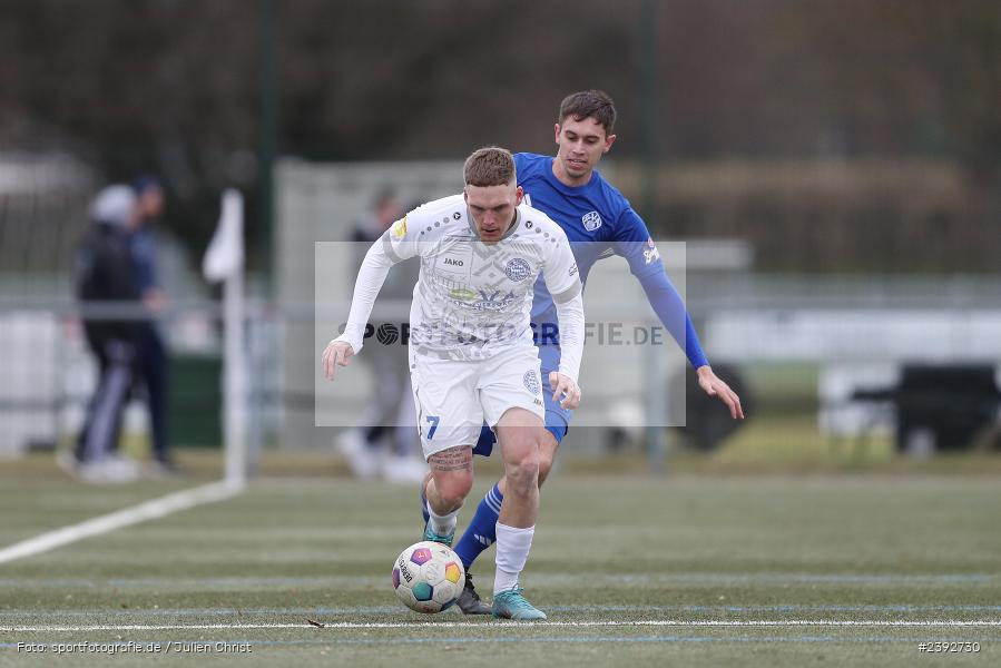 Sportanlage Am Schönbusch, Aschaffenburg, 03.02.2024, sport, action, BFV, Fussball, Februar 2024, Landesfreundschaftsspiele, FCB, SVA, FC Bayern Alzenau, SV Viktoria Aschaffenburg - Bild-ID: 2392730