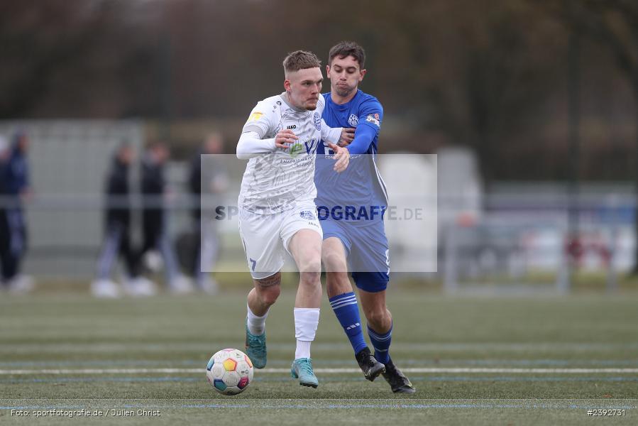 Sportanlage Am Schönbusch, Aschaffenburg, 03.02.2024, sport, action, BFV, Fussball, Februar 2024, Landesfreundschaftsspiele, FCB, SVA, FC Bayern Alzenau, SV Viktoria Aschaffenburg - Bild-ID: 2392731