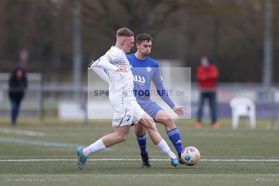 Sportanlage Am Schönbusch, Aschaffenburg, 03.02.2024, sport, action, BFV, Fussball, Februar 2024, Landesfreundschaftsspiele, FCB, SVA, FC Bayern Alzenau, SV Viktoria Aschaffenburg - Bild-ID: 2392736