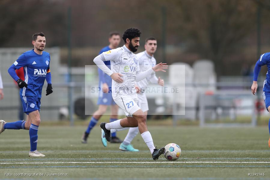 Sportanlage Am Schönbusch, Aschaffenburg, 03.02.2024, sport, action, BFV, Fussball, Februar 2024, Landesfreundschaftsspiele, FCB, SVA, FC Bayern Alzenau, SV Viktoria Aschaffenburg - Bild-ID: 2392743