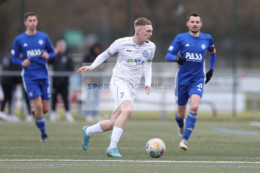 Sportanlage Am Schönbusch, Aschaffenburg, 03.02.2024, sport, action, BFV, Fussball, Februar 2024, Landesfreundschaftsspiele, FCB, SVA, FC Bayern Alzenau, SV Viktoria Aschaffenburg - Bild-ID: 2392745