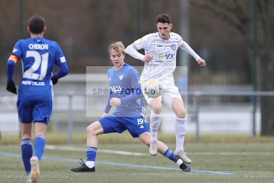Sportanlage Am Schönbusch, Aschaffenburg, 03.02.2024, sport, action, BFV, Fussball, Februar 2024, Landesfreundschaftsspiele, FCB, SVA, FC Bayern Alzenau, SV Viktoria Aschaffenburg - Bild-ID: 2392746