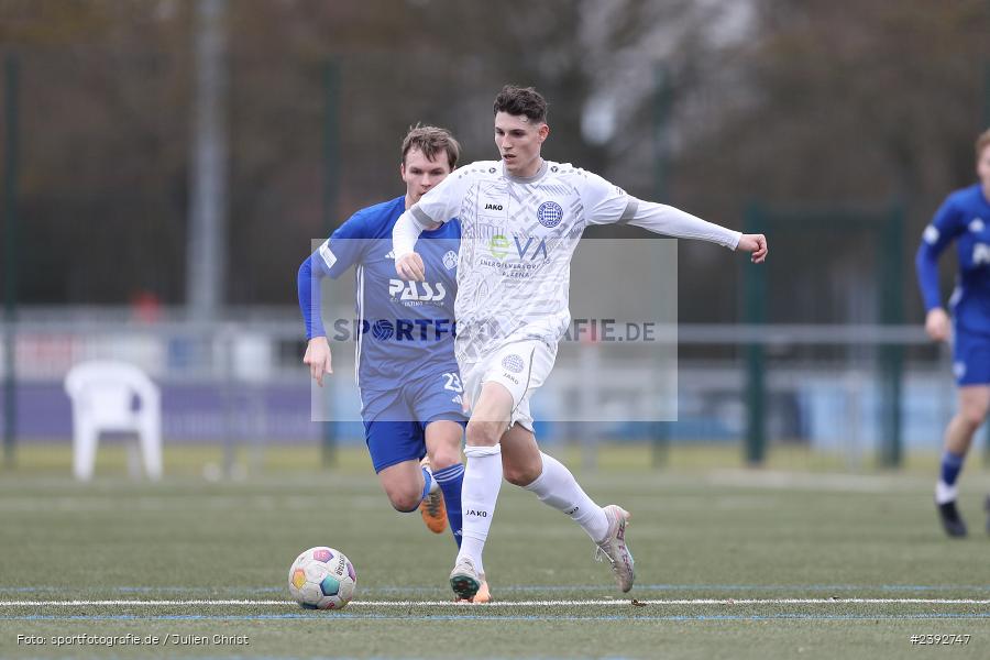 Sportanlage Am Schönbusch, Aschaffenburg, 03.02.2024, sport, action, BFV, Fussball, Februar 2024, Landesfreundschaftsspiele, FCB, SVA, FC Bayern Alzenau, SV Viktoria Aschaffenburg - Bild-ID: 2392747