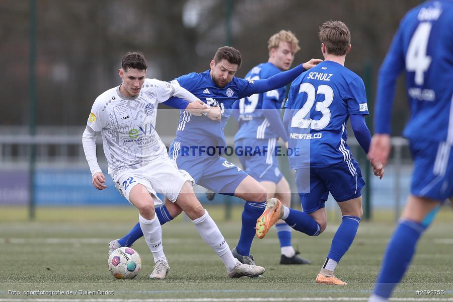 Sportanlage Am Schönbusch, Aschaffenburg, 03.02.2024, sport, action, BFV, Fussball, Februar 2024, Landesfreundschaftsspiele, FCB, SVA, FC Bayern Alzenau, SV Viktoria Aschaffenburg - Bild-ID: 2392753