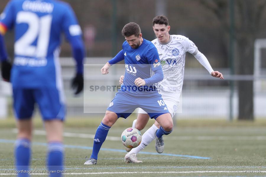 Sportanlage Am Schönbusch, Aschaffenburg, 03.02.2024, sport, action, BFV, Fussball, Februar 2024, Landesfreundschaftsspiele, FCB, SVA, FC Bayern Alzenau, SV Viktoria Aschaffenburg - Bild-ID: 2392756