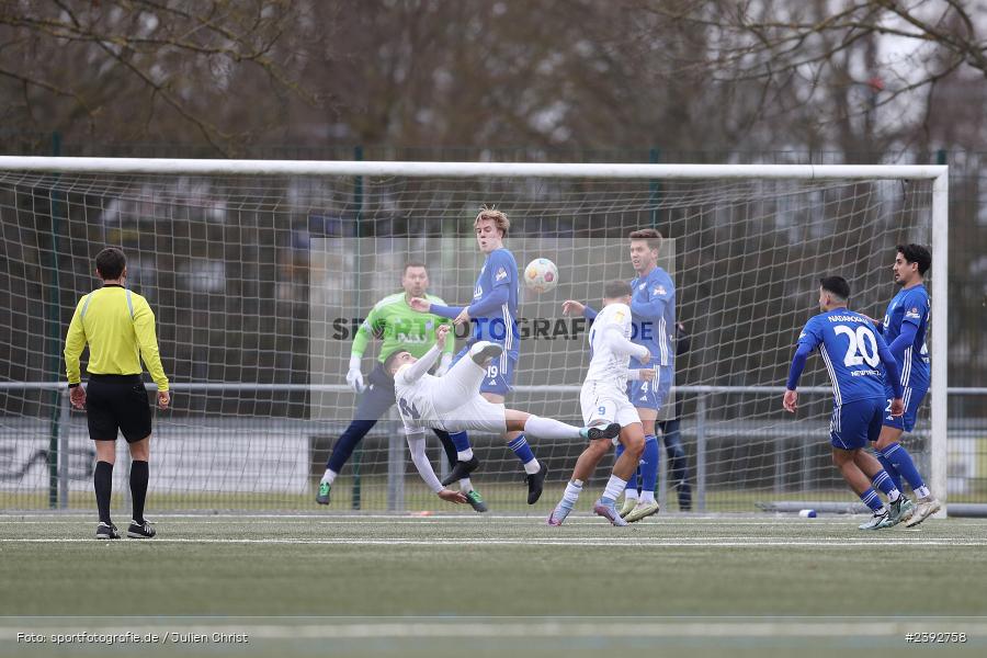 Sportanlage Am Schönbusch, Aschaffenburg, 03.02.2024, sport, action, BFV, Fussball, Februar 2024, Landesfreundschaftsspiele, FCB, SVA, FC Bayern Alzenau, SV Viktoria Aschaffenburg - Bild-ID: 2392758