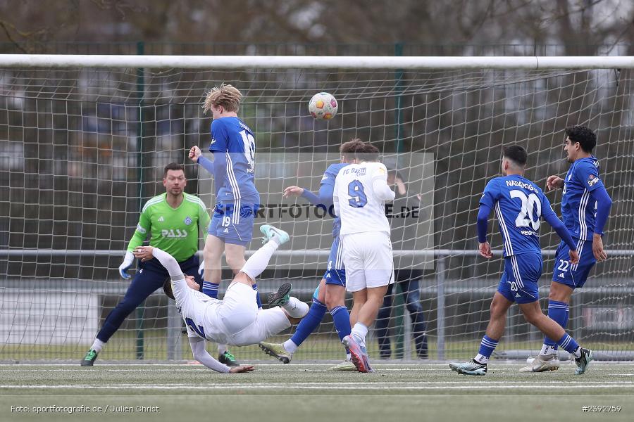 Sportanlage Am Schönbusch, Aschaffenburg, 03.02.2024, sport, action, BFV, Fussball, Februar 2024, Landesfreundschaftsspiele, FCB, SVA, FC Bayern Alzenau, SV Viktoria Aschaffenburg - Bild-ID: 2392759