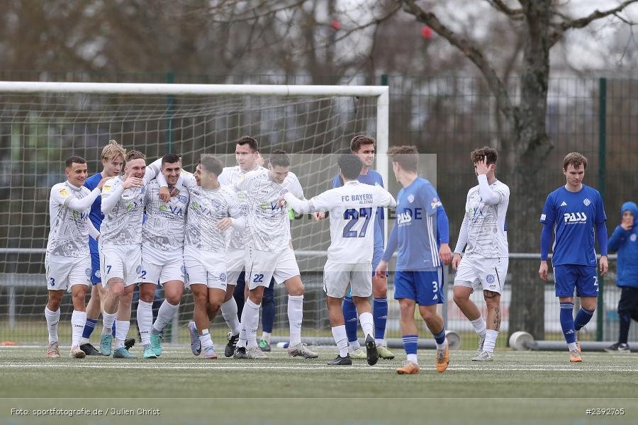 Team, Sportanlage Am Schönbusch, Aschaffenburg, 03.02.2024, sport, action, BFV, Fussball, Februar 2024, Landesfreundschaftsspiele, FCB, SVA, FC Bayern Alzenau, SV Viktoria Aschaffenburg - Bild-ID: 2392765