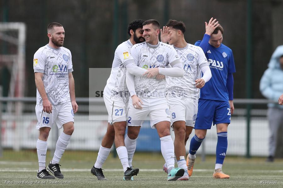 Team, Sportanlage Am Schönbusch, Aschaffenburg, 03.02.2024, sport, action, BFV, Fussball, Februar 2024, Landesfreundschaftsspiele, FCB, SVA, FC Bayern Alzenau, SV Viktoria Aschaffenburg - Bild-ID: 2392767