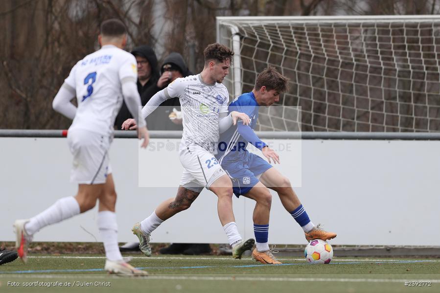 Sportanlage Am Schönbusch, Aschaffenburg, 03.02.2024, sport, action, BFV, Fussball, Februar 2024, Landesfreundschaftsspiele, FCB, SVA, FC Bayern Alzenau, SV Viktoria Aschaffenburg - Bild-ID: 2392772