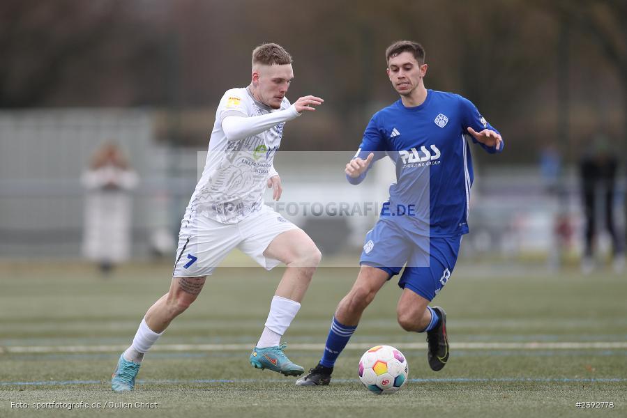Sportanlage Am Schönbusch, Aschaffenburg, 03.02.2024, sport, action, BFV, Fussball, Februar 2024, Landesfreundschaftsspiele, FCB, SVA, FC Bayern Alzenau, SV Viktoria Aschaffenburg - Bild-ID: 2392778