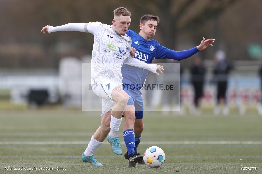 Sportanlage Am Schönbusch, Aschaffenburg, 03.02.2024, sport, action, BFV, Fussball, Februar 2024, Landesfreundschaftsspiele, FCB, SVA, FC Bayern Alzenau, SV Viktoria Aschaffenburg - Bild-ID: 2392779