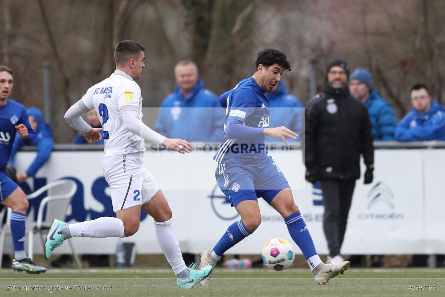 Sportanlage Am Schönbusch, Aschaffenburg, 03.02.2024, sport, action, BFV, Fussball, Februar 2024, Landesfreundschaftsspiele, FCB, SVA, FC Bayern Alzenau, SV Viktoria Aschaffenburg - Bild-ID: 2392783