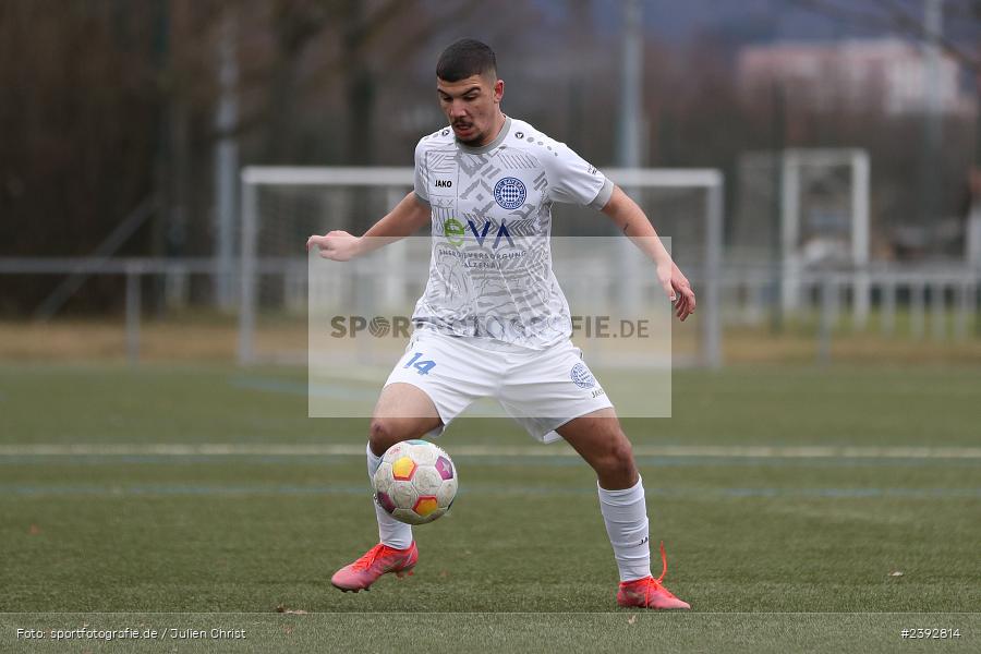 Sportanlage Am Schönbusch, Aschaffenburg, 03.02.2024, sport, action, BFV, Fussball, Februar 2024, Landesfreundschaftsspiele, FCB, SVA, FC Bayern Alzenau, SV Viktoria Aschaffenburg - Bild-ID: 2392814