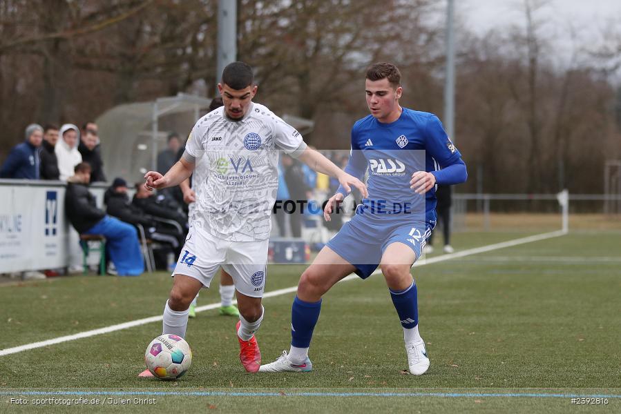 Sportanlage Am Schönbusch, Aschaffenburg, 03.02.2024, sport, action, BFV, Fussball, Februar 2024, Landesfreundschaftsspiele, FCB, SVA, FC Bayern Alzenau, SV Viktoria Aschaffenburg - Bild-ID: 2392816