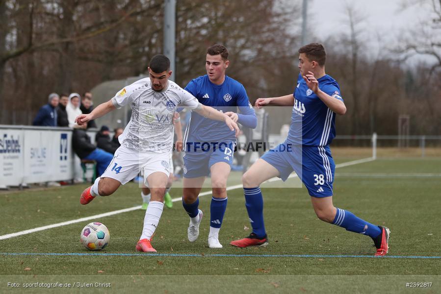 Sportanlage Am Schönbusch, Aschaffenburg, 03.02.2024, sport, action, BFV, Fussball, Februar 2024, Landesfreundschaftsspiele, FCB, SVA, FC Bayern Alzenau, SV Viktoria Aschaffenburg - Bild-ID: 2392817