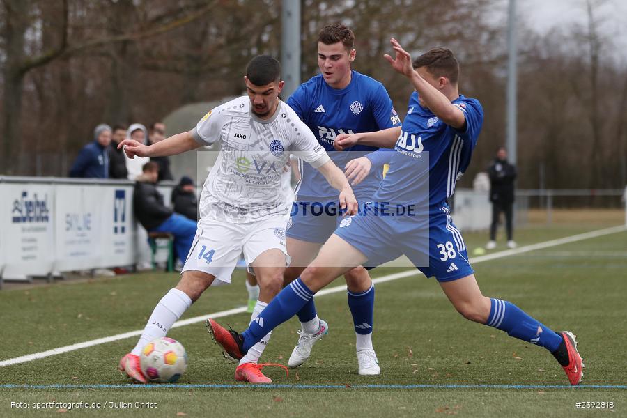 Sportanlage Am Schönbusch, Aschaffenburg, 03.02.2024, sport, action, BFV, Fussball, Februar 2024, Landesfreundschaftsspiele, FCB, SVA, FC Bayern Alzenau, SV Viktoria Aschaffenburg - Bild-ID: 2392818